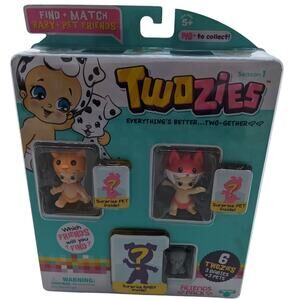 Twozies S1 Friends Pack 3 Babies and 3 Pets